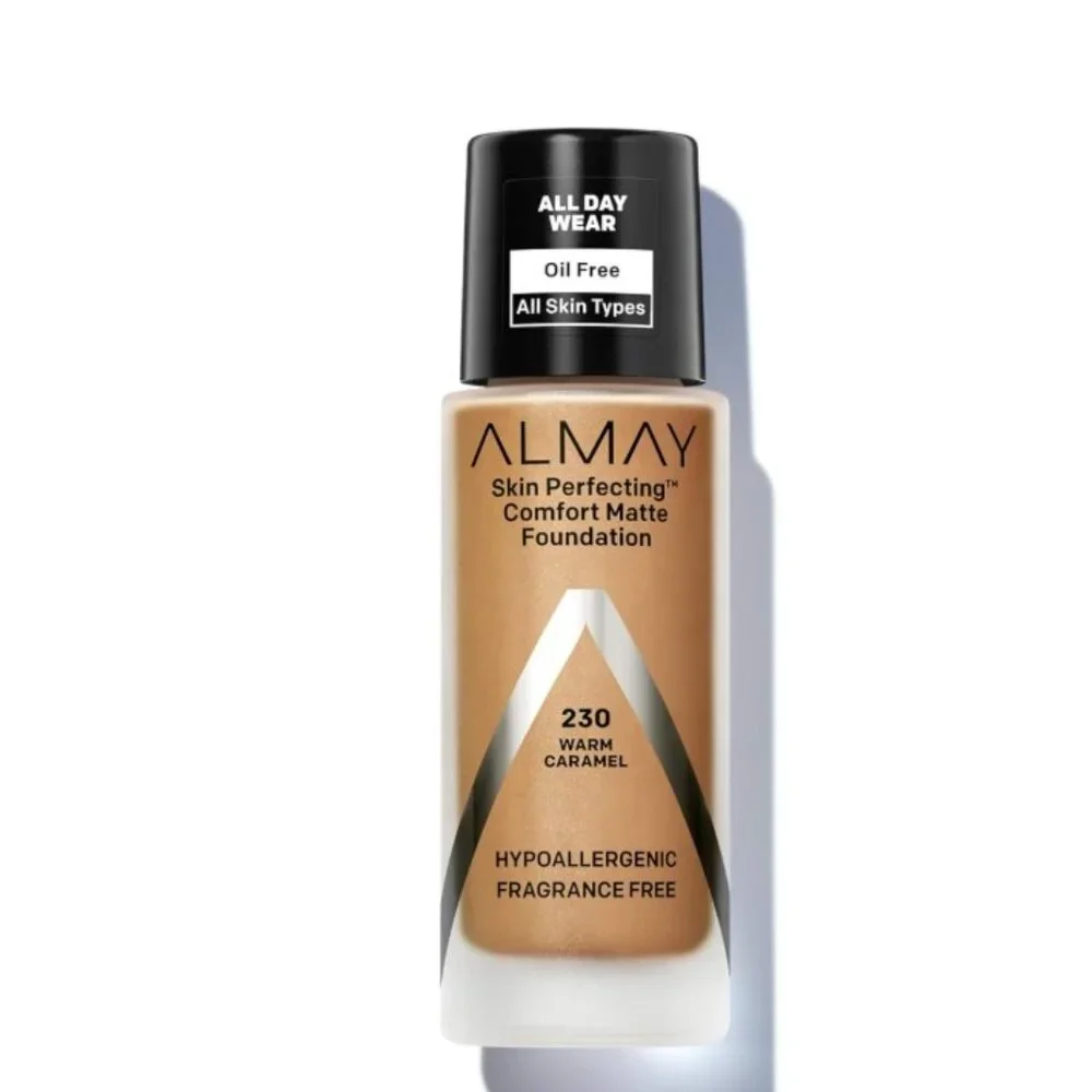 Almay Skin Perfecting Comfort Matte Foundation - 230 Warm Caramel